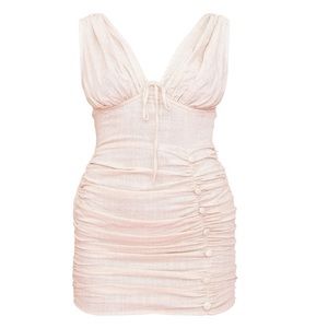 PLT Stone Linen Mini Dress - BNWT